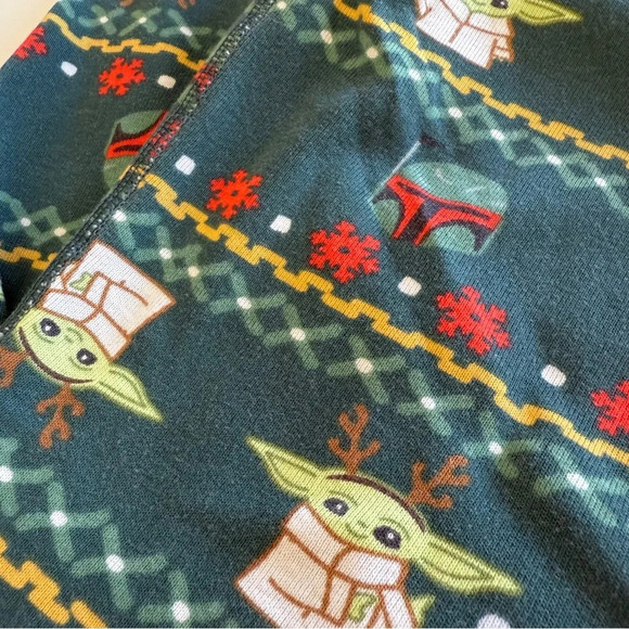 Hanna Anderson-Women’s Star Wars- Grogu-Mandalorian- Holiday-Christmas-PJS-Set-M - Picture 8 of 13